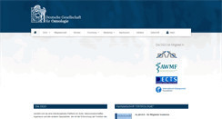 Desktop Screenshot of dgosteo.de
